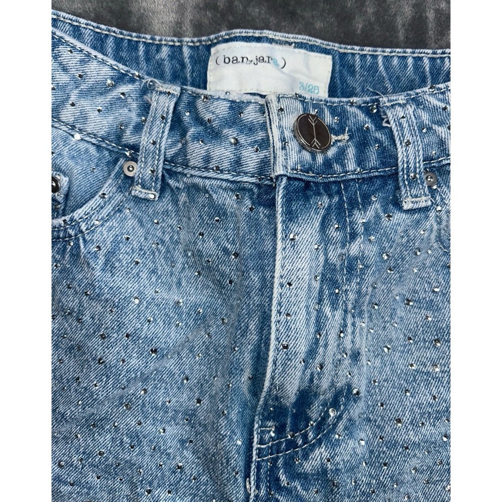 🩵 Ban jara Rhinestone Denim Shorts - Picture 4 of 7